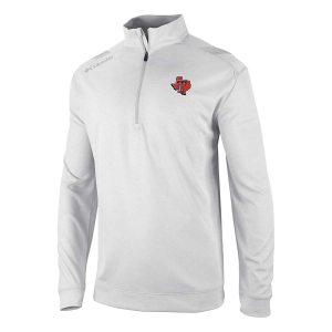 Texas Tech Red Raiders Columbia Oakland Downs State Logo 1/4 Zip Medium White