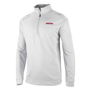 Arizona Wildcats Columbia Oakland Downs Alternate Logo 1/4 Zip Medium White