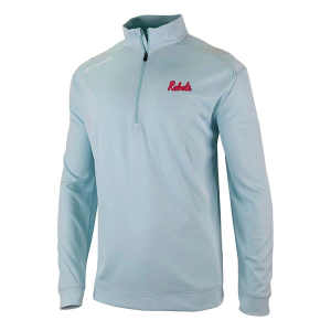 Mississippi Rebels Columbia Oakland Downs Alternate Logo 1/4 Zip 2XLarge Day Dream