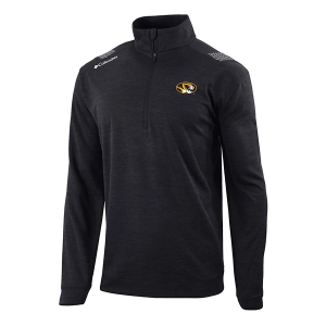 Missouri Tigers Columbia Oakland Downs 1/4 Zip Medium Black