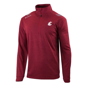 Washington State Cougars Columbia Oakland Downs 1/4 Zip Medium Beet