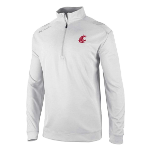 Washington State Cougars Columbia Oakland Downs 1/4 Zip 2XLarge White