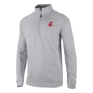 Washington State Cougars Columbia Oakland Downs 1/4 Zip Medium Cool Grey