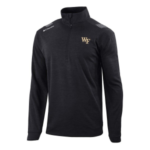 Wake Forest Deacons Columbia Oakland Downs 1/4 Zip Large Black
