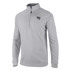 Wake Forest Deacons Columbia Oakland Downs 1/4 Zip Large Cool Grey