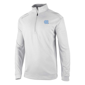 North Carolina Tar Heels Columbia Oakland Downs 1/4 Zip 2XLarge White