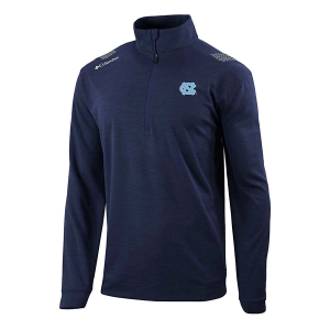 North Carolina Tar Heels Columbia Oakland Downs 1/4 Zip Small Collegiate Navy