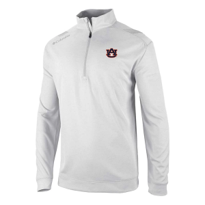 Auburn Tigers Columbia Oakland Downs 1/4 Zip Medium White