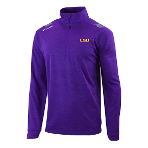LSU Tigers Columbia Oakland Downs 1/4 Zip 2XLarge Purple