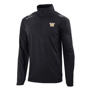 Washington Huskies Columbia Oakland Downs 1/4 Zip 2XLarge Black