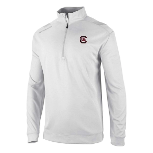 South Carolina Gamecocks Columbia Oakland Downs 1/4 Zip 2XLarge White