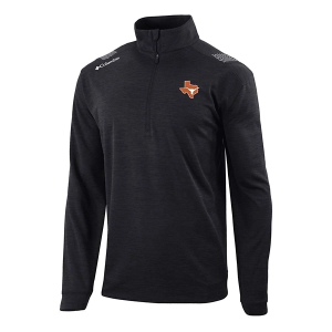 Texas Longhorns Columbia Oakland Downs Alternate Logo 1/4 Zip 2XLarge Black