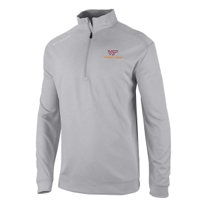 Virginia Tech Hokies Columbia Oakland Downs Alternate Logo 1/4 Zip Large Cool Grey