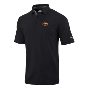 Iowa State Cyclones Columbia Even Lie Polo Medium Black