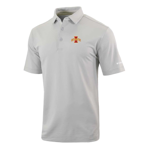 Iowa State Cyclones Columbia Even Lie Polo 2XLarge Cool Grey
