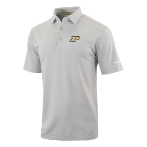 Purdue Boilermakers Columbia Even Lie Polo 2XLarge Cool Grey
