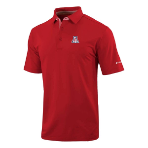 Arizona Wildcats Columbia Even Lie Polo Medium Intense Red