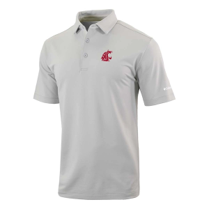Washington State Cougars Columbia Even Lie Polo XLarge Cool Grey