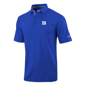 Duke Blue Devils Columbia Even Lie Polo 2XLarge Azul