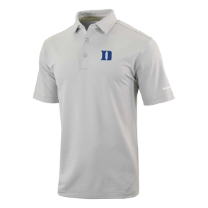 Duke Blue Devils Columbia Even Lie Polo 2XLarge Cool Grey