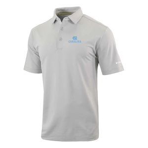 North Carolina Tar Heels Columbia Even Lie Alternate Logo Polo Small Cool Grey