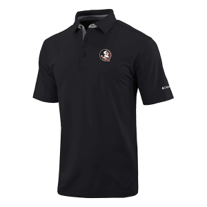 Florida State Seminoles Columbia Even Lie Polo Medium Black