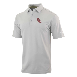 Florida State Seminoles Columbia Even Lie Polo Small Cool Grey