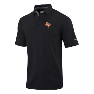 Texas Longhorns Columbia Even Lie Alternate Logo Polo 2XLarge Black