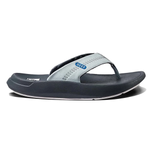 Men's Reef SWELLsole Cruiser Flip Flop Sandals 13 Grey/Light Grey/Blue