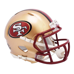 Riddell San Francisco 49ers 1996-2008 Throwback Speed Mini Helmet