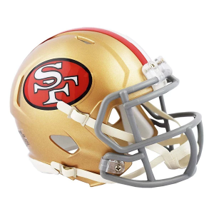 Riddell San Francisco 49ers 1964-1995 Throwback Speed Mini Helmet