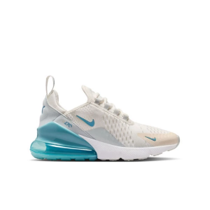 Kids' Nike Air Max 270 Sneakers Big 5 Regular Denim Turq/Soft Pearl-Light Silver