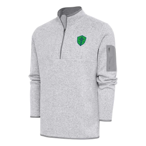 Antigua Men's MLS Seattle Sounders FC Chest Logo Fortune 1/4 Zip