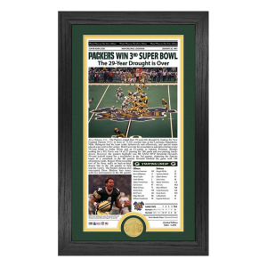 Highland Mint Green Bay Packers Super Bowl XXXI Champions Front Page News Coin Photo Mint