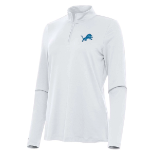 Women's Detroit Lions Antigua Reprocess 1/4 Zip XSmall White