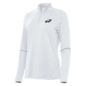 Women's Philadelphia Eagles Antigua Reprocess 1/4 Zip XSmall White