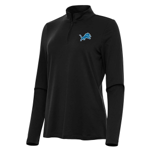 Women's Detroit Lions Antigua Reprocess 1/4 Zip 2XLarge Black
