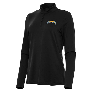 Women's Los Angeles Chargers Antigua Reprocess 1/4 Zip 2XLarge Black