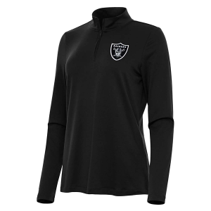 Women's Las Vegas Raiders Antigua Reprocess 1/4 Zip XSmall Black