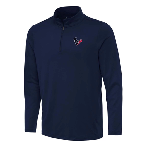 Houston Texans Antigua Reprocess 1/4 Zip Medium Navy