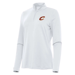 Women's Cleveland Cavaliers Antigua Reprocess 1/4 Zip XSmall White