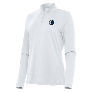 Women's Dallas Mavericks Antigua Reprocess 1/4 Zip XSmall White