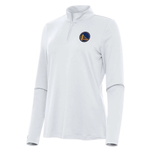 Women's Golden State Warriors Antigua Reprocess 1/4 Zip XSmall White