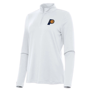 Women's Indiana Pacers Antigua Reprocess 1/4 Zip XSmall White