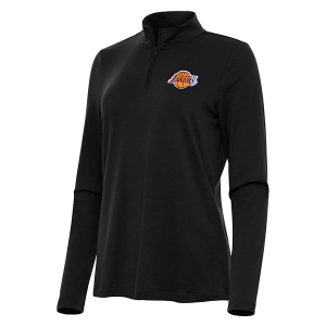 Women's Los Angeles Lakers Antigua Reprocess 1/4 Zip 2XLarge Black