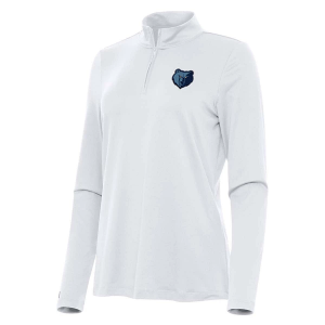 Women's Memphis Grizzlies Antigua Reprocess 1/4 Zip XSmall White