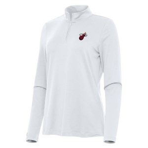 Women's Miami Heat Antigua Reprocess 1/4 Zip XSmall White