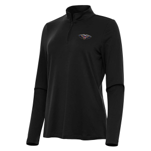 Women's New Orleans Pelicans Antigua Reprocess 1/4 Zip 2XLarge Black
