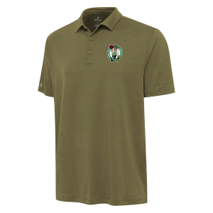 Boston Celtics Reprocess Antigua Polo 3XLarge Burnt Olive