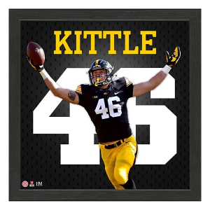 Highland Mint Iowa Hawkeyes George Kittle #46 IMPACT Frame